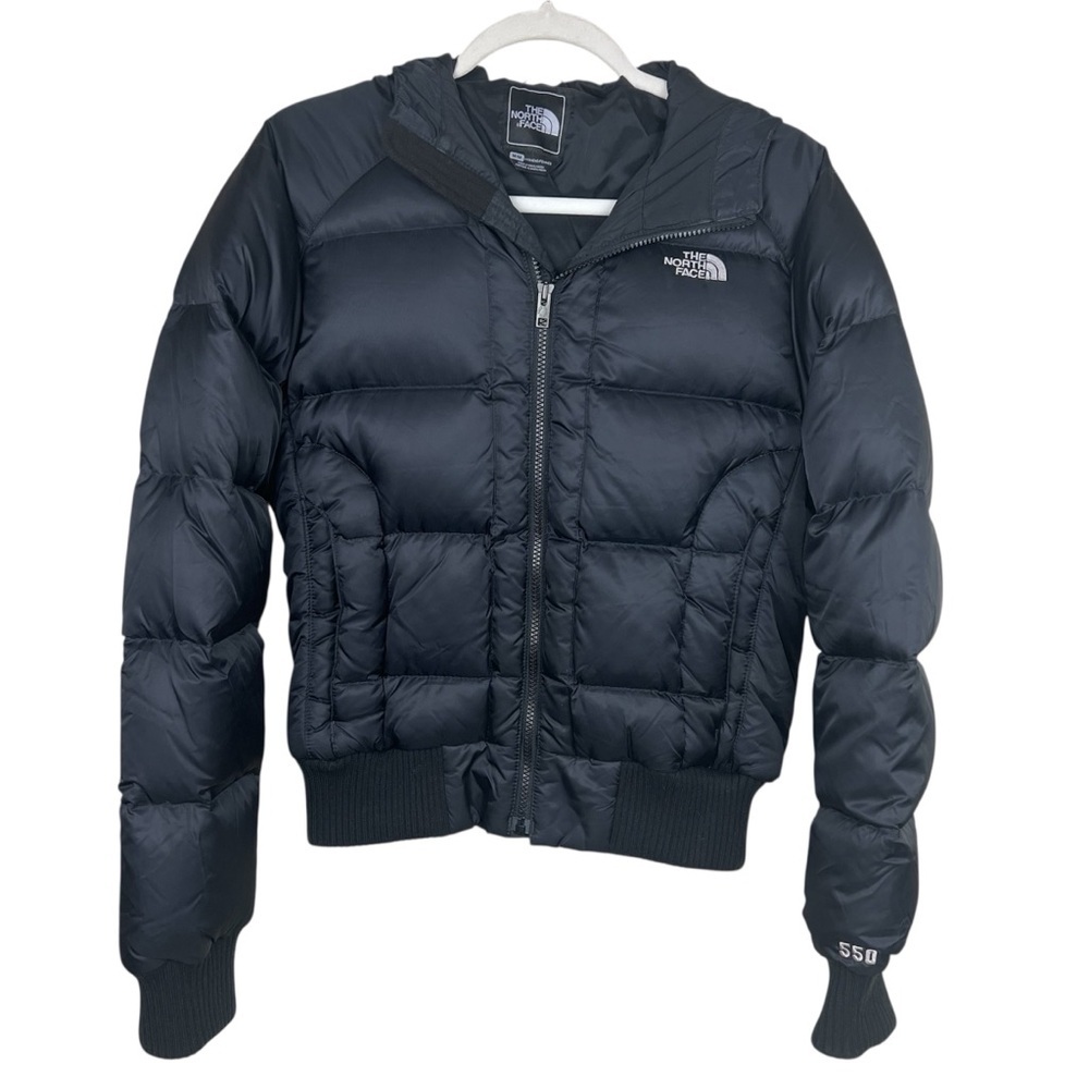 The North Face 550 Goose Down Gotham Bomber Jacket Medium Black Women’s